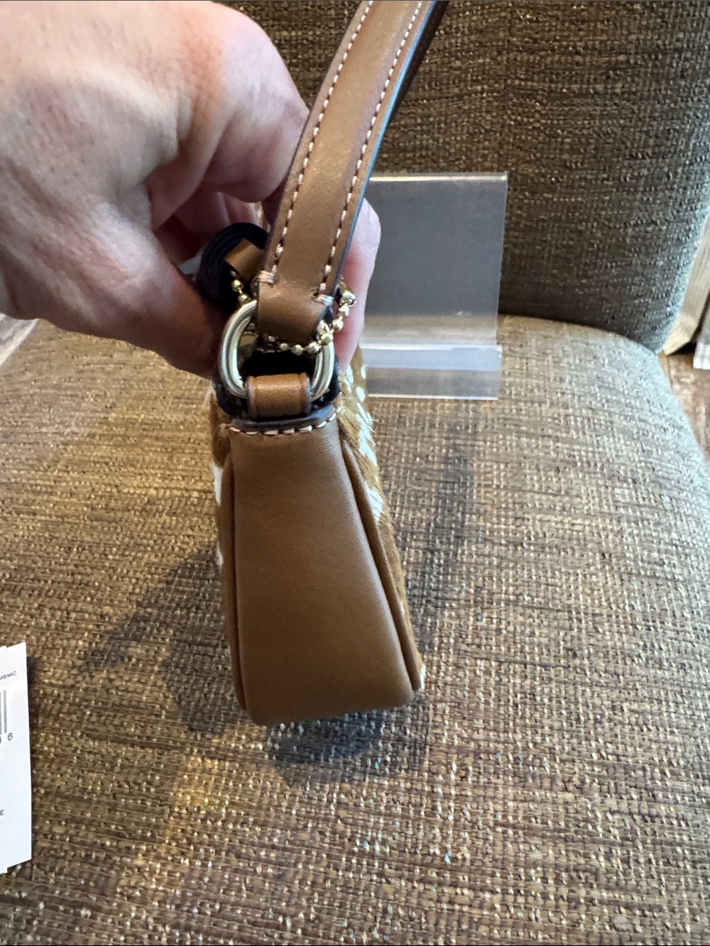 Coach Nolita 19 deer print calf hair mini shoulder bag with hangtag NWT - Picture 5 of 8